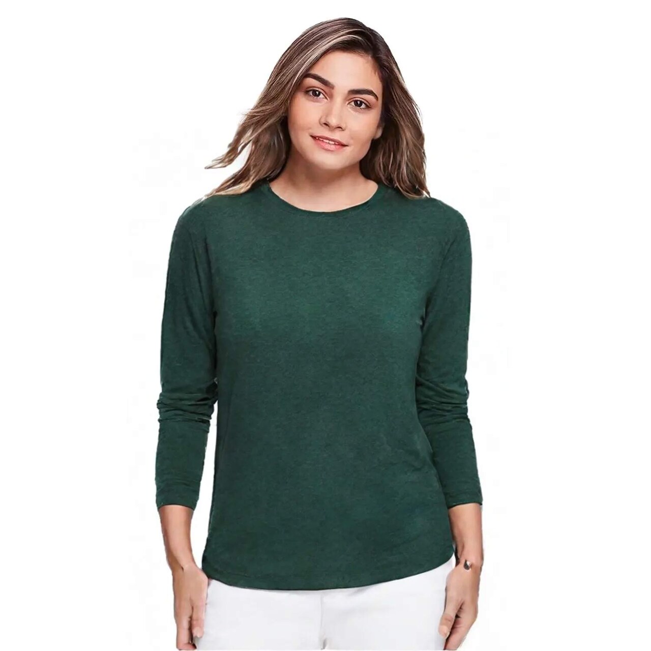 BELLA + CANVAS UnisexTriblend Crewneck Long Sleeve T-Shirt For Everyday Wear